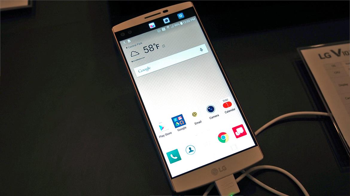 Hands-On LG's V10 Dual Display Smartphone And G Watch Urbane 2nd Edition