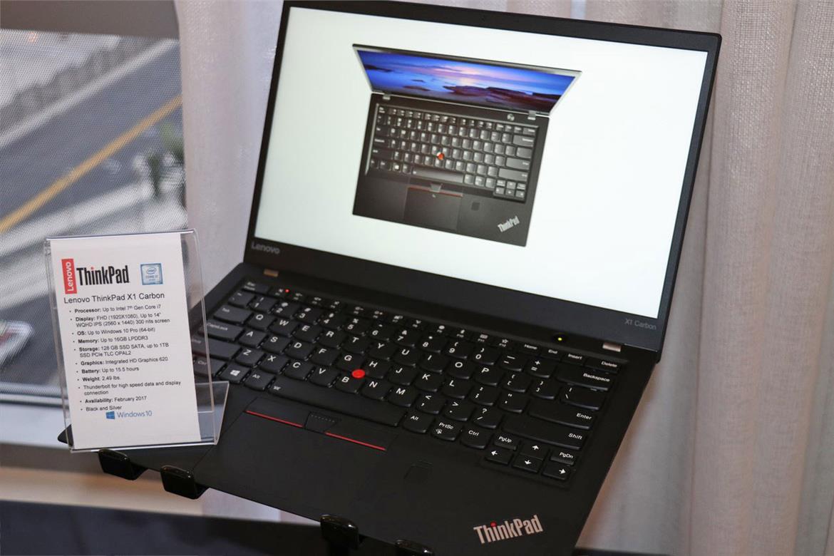Hands-On Lenovo’s 2017 ThinkPad X1 Carbon, Legion Y-Series Gaming Notebooks, VR Headset And More At CES 2017
