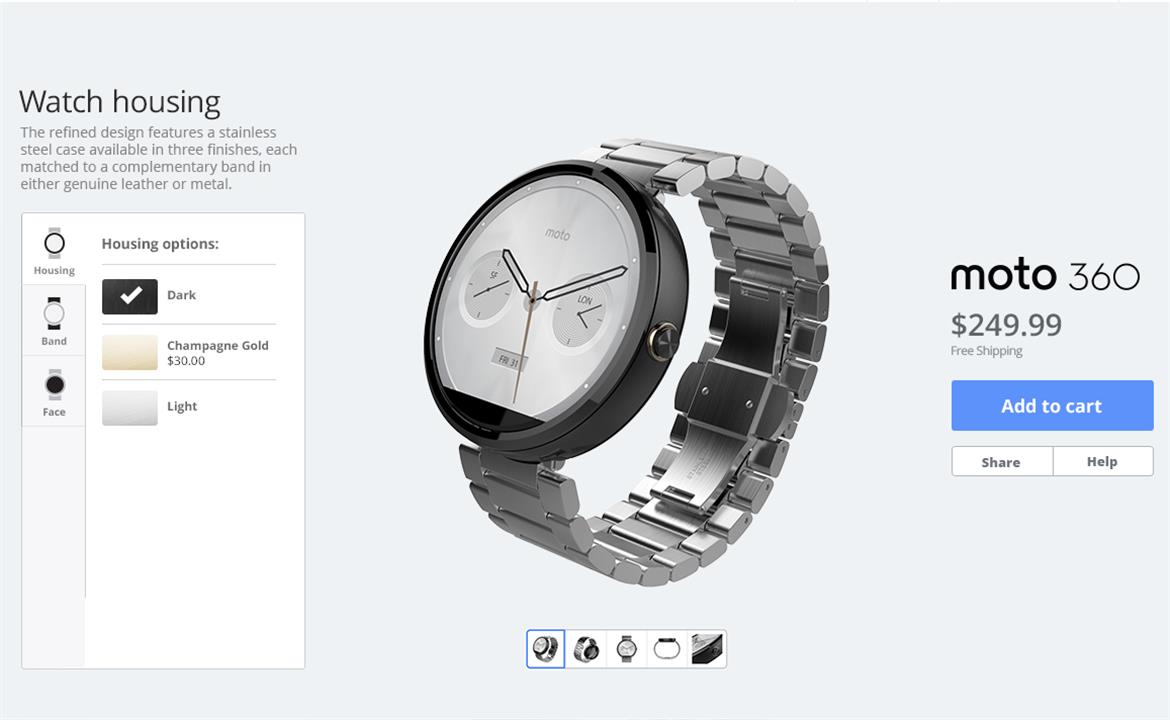 Buzz Off, Jony Ive! Motorola Extends Moto Maker Tool To Moto 360 Smartwatch