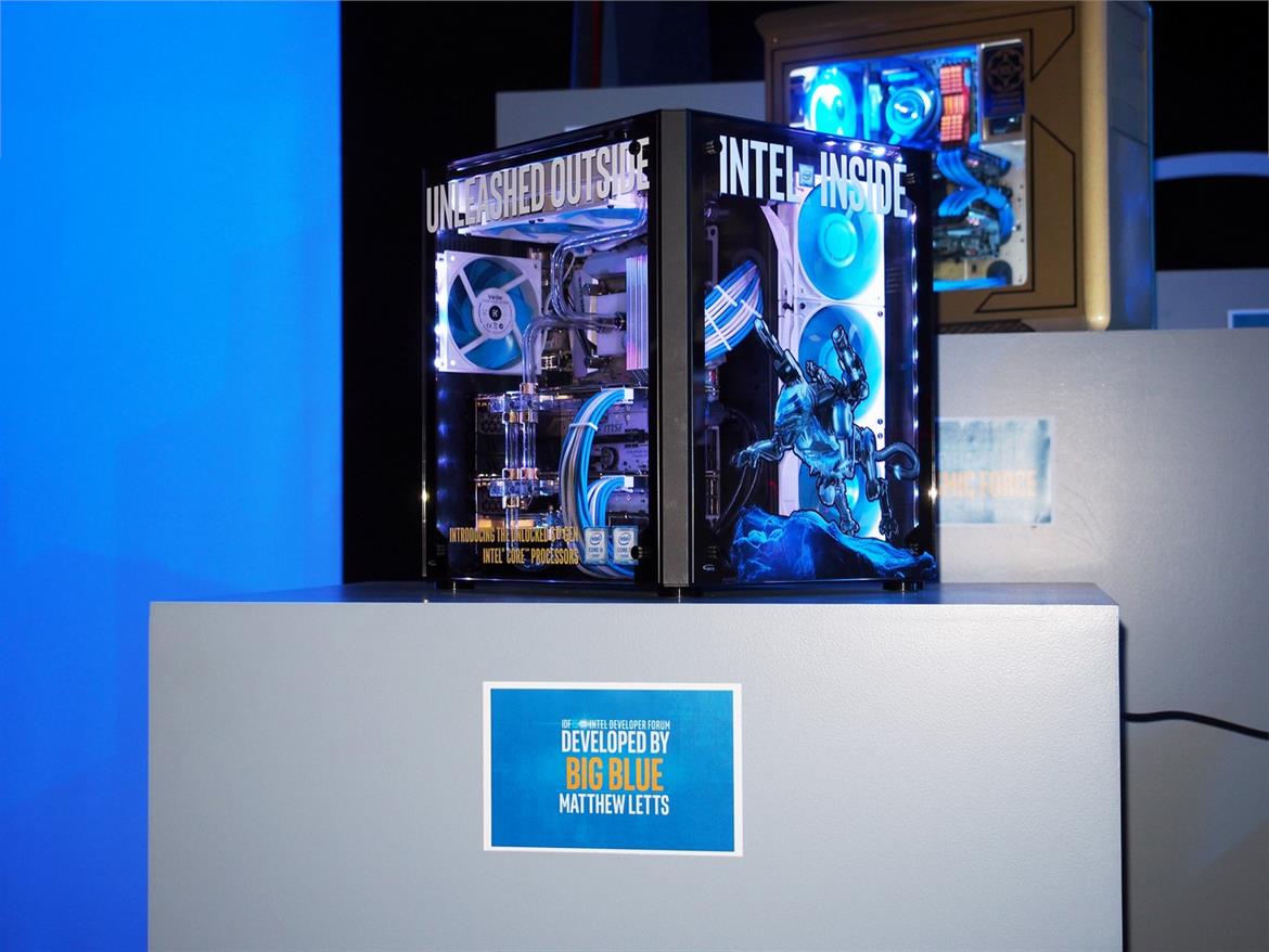 Beautiful, Modded Systems Featured Front And Center At IDF 2015