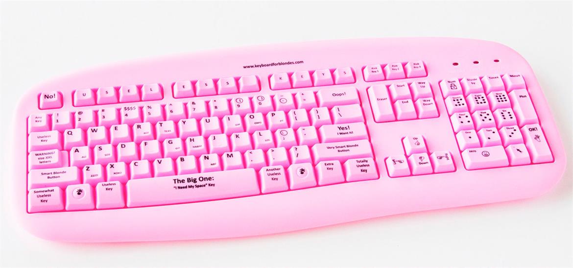 OMG: A Keyboard for Blondes!