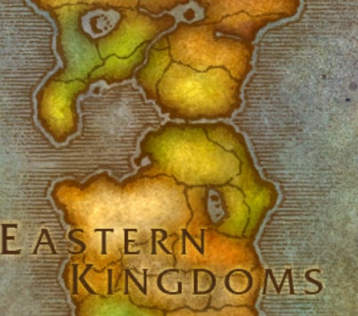 world of warcraft map with levels. The two maps below illustrate