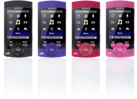  16gb on Introduces S Series And E Series Walkman Mp3 Players   Hothardware