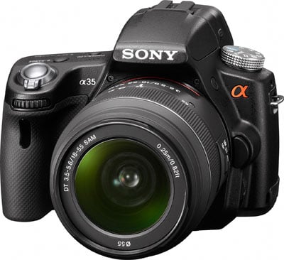 sony� a35 dslr camera + zoom lens on SONY INTRODUCES 35 DSLR CAMERA WITH LEADING VIDEO AND