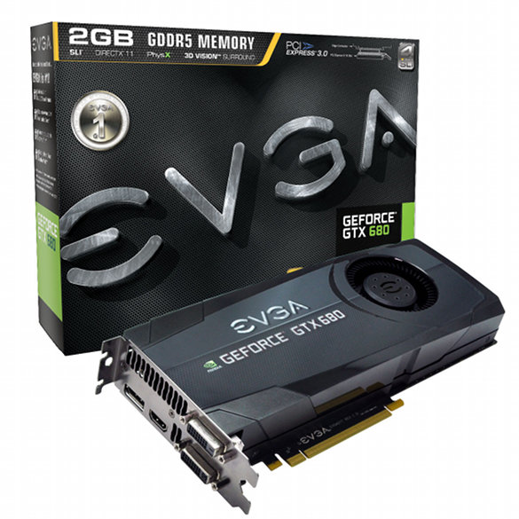 EVGA Announces Superclocked Versions of the GTX 680