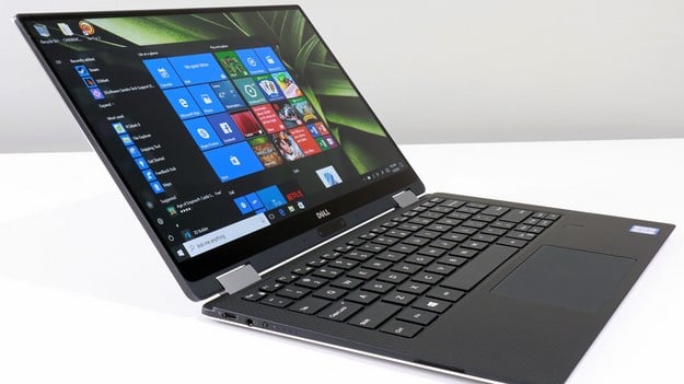 XPS 13 2 in 1 Left Side Angle