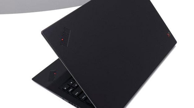 ThinkPad X1 Carbon back lid left angle