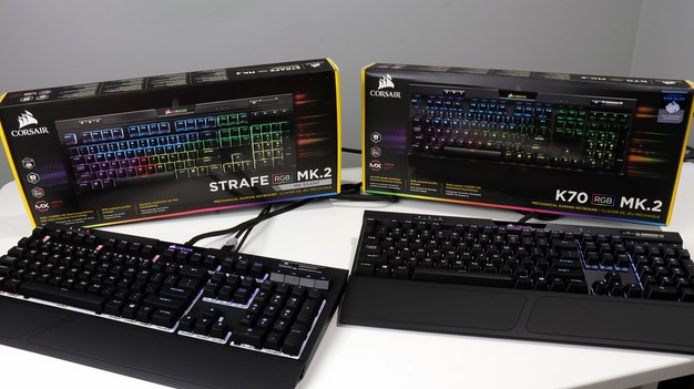 Corsair K70 RGB MK2 and Strafe RGB MK2 Keyboards