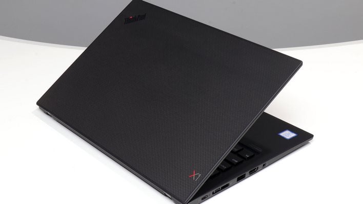 ThinkPad X1 Carbon carbon fiber top right