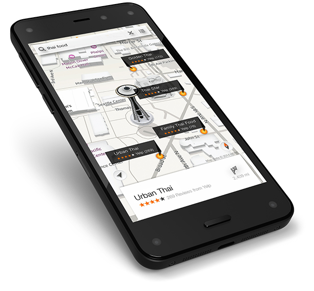 FirePhone D Maps Yelp