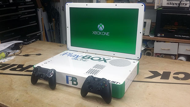 Insane Engineer Ends Console War, Combines Xbox One And PS4 Into Epic  'PlayBox' Laptop | HotHardware