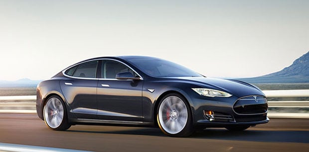 The Tesla may get competition from an electric vehicle by Apple