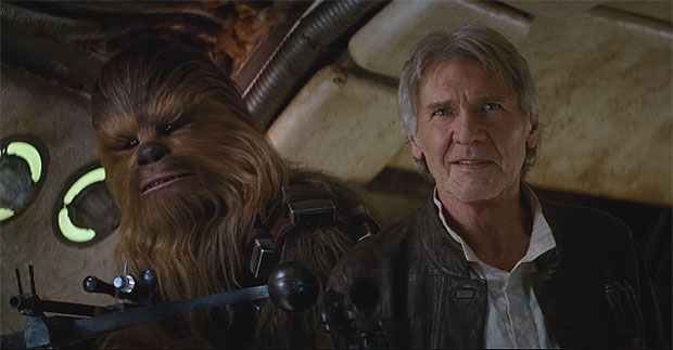 Chewie and Han Solo