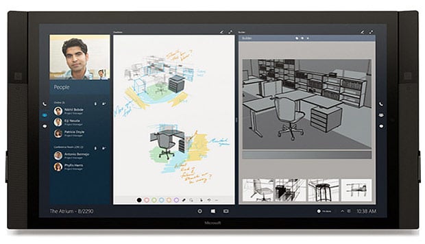 Сотрудничество Microsoft Surface Hub