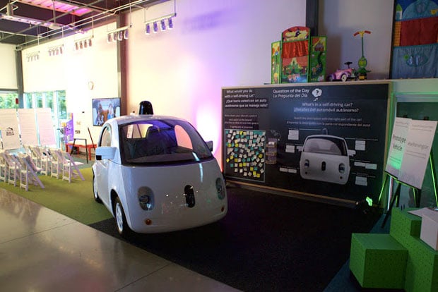 Google autonomous vehicle gumdrop