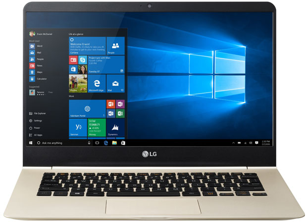 LG gram lightweight laptop