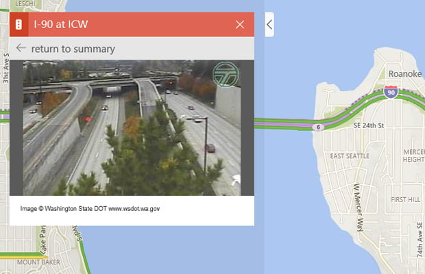 Bing Maps Traffic Cameras