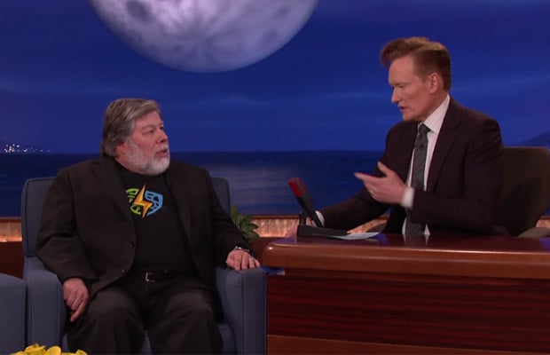Steve Wozniak and Conan O'Brien