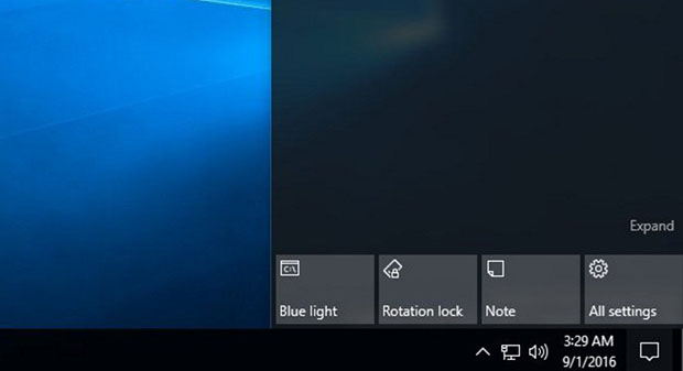 Blue Light Windows 10