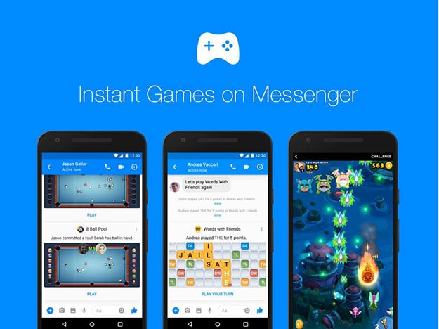 instant games on messenger announcement 1