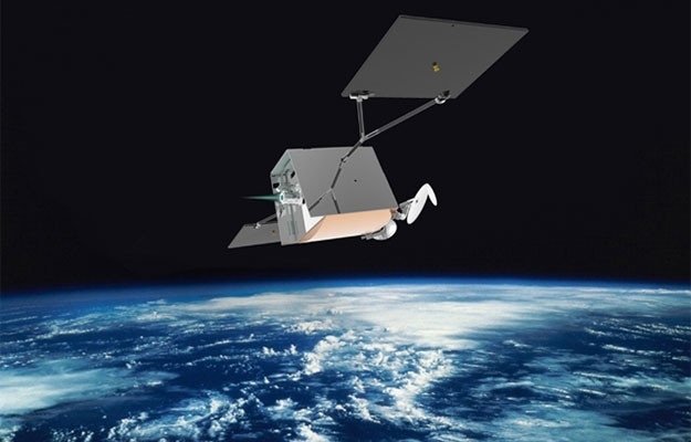 oneweb satellite with thruster