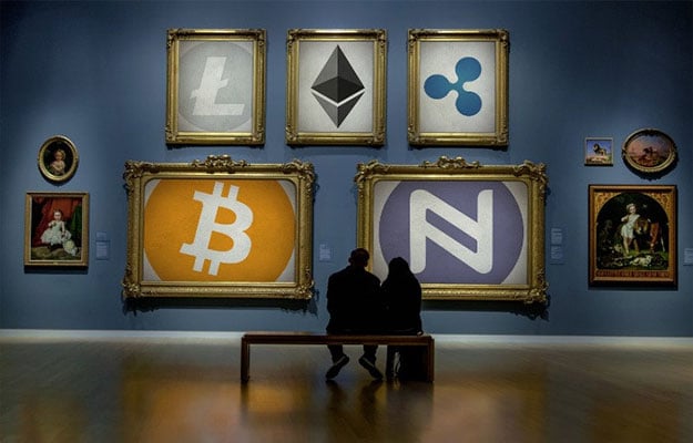 cryptocurrency gallery art