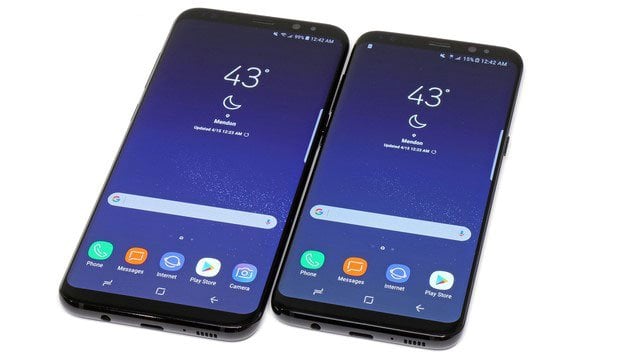 Galaxy S8 And S8 Plus Front bottom