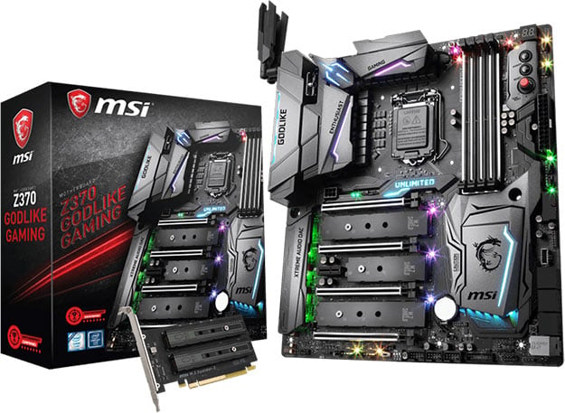 MSI Brews Up A Pot Of Hot Z370 Coffee Lake Motherboards For Intel ...