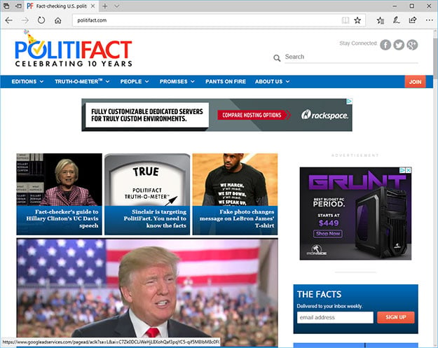 Politifact Website