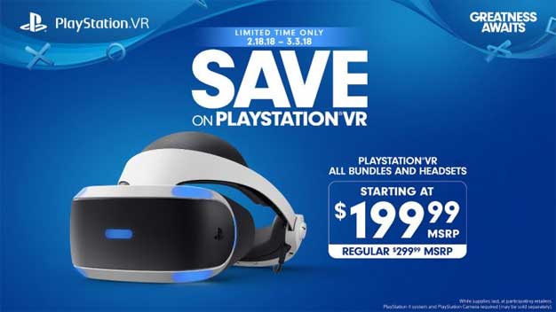 Sony Slashes PlayStation VR Headset Prices For A Limited Time Starting This Weekend