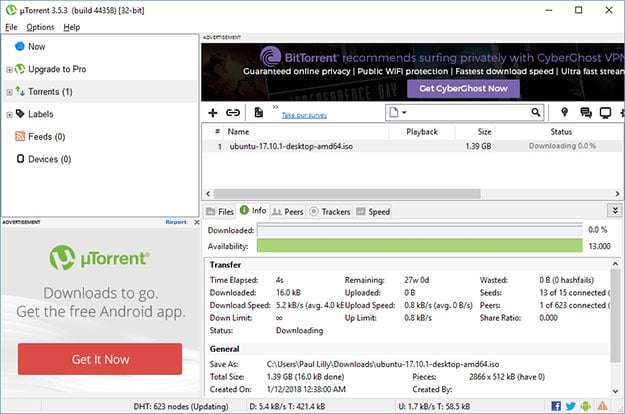 download utorrent for pc exe