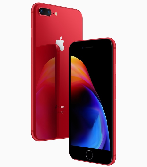iphone8 iphone8plus продукт красный спереди сзади 041018