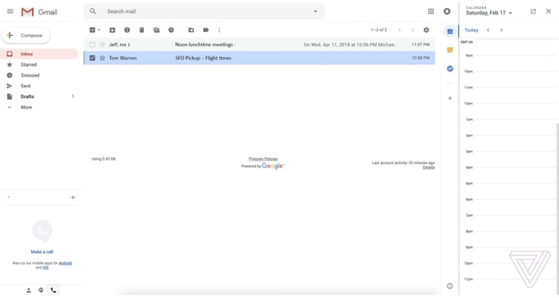 gmail redesign google 1