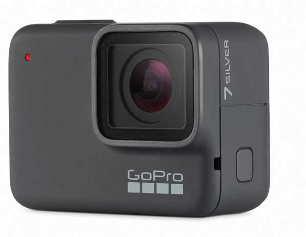 GoPro Airdrops Hero7 Black, White, and Silver Action Cams For Outdoorsy