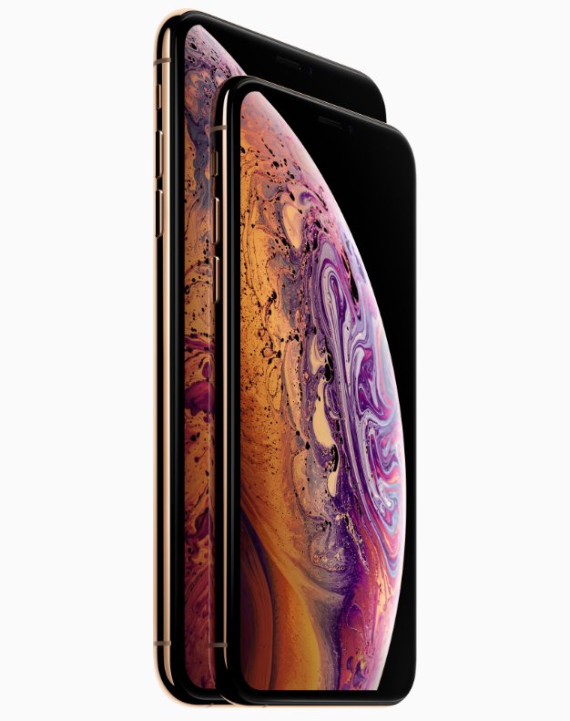 Apple iPhone Xs line up front face 09122018