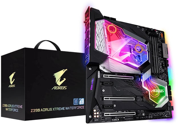 Gigabyte Z390 Aorus Xtreme Waterforce Motherboard With Integrated AIO