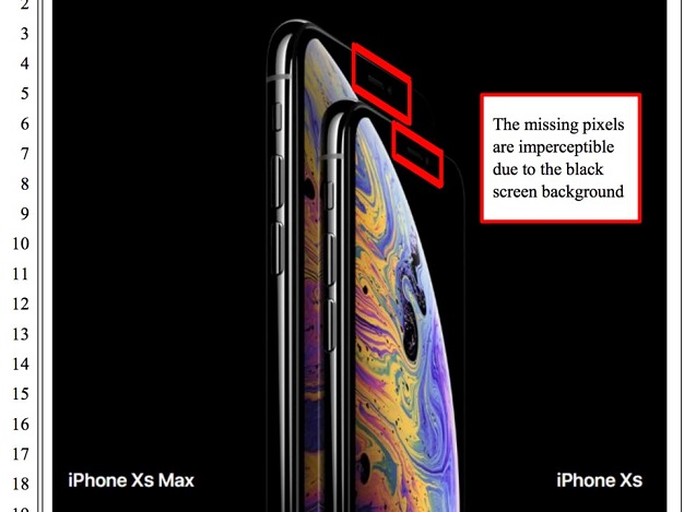 iPhone Xs Max Legal Missing Notch