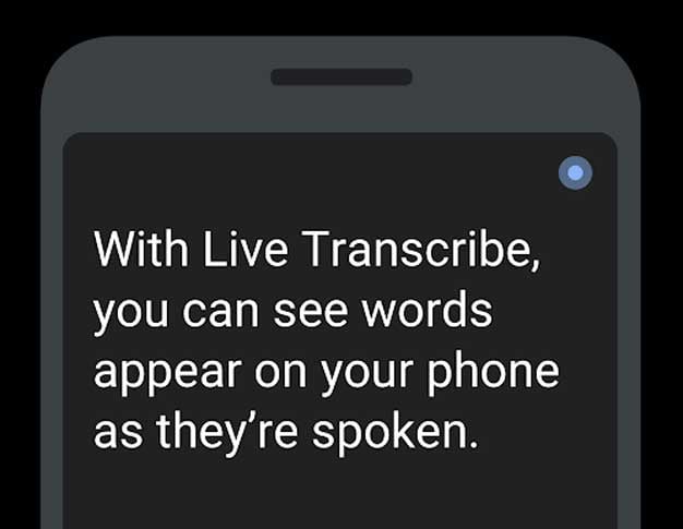 live transcribe