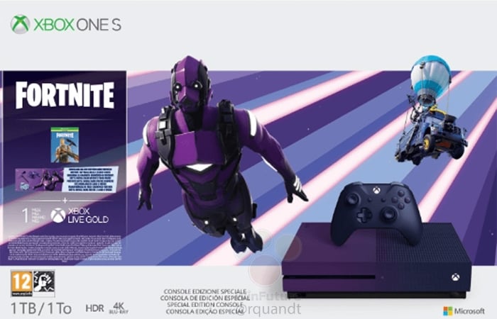 Purple Fortnite Edition Xbox One S Console Leaks Ahead Of E3 | HotHardware