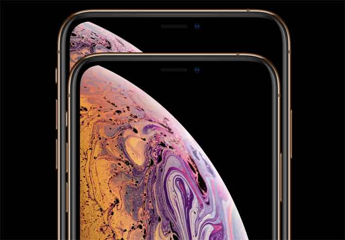 iphone xs stacked