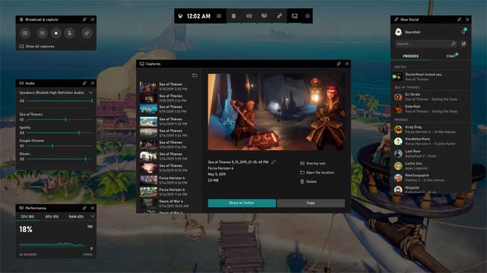 Windows 10 Xbox Game Bar Adds New Frame Rate Counter Overlay And More Hothardware