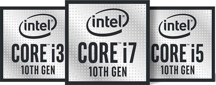 Intel 10th gen badges