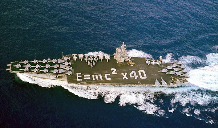 Navy war ship carrier EMC Squared X40