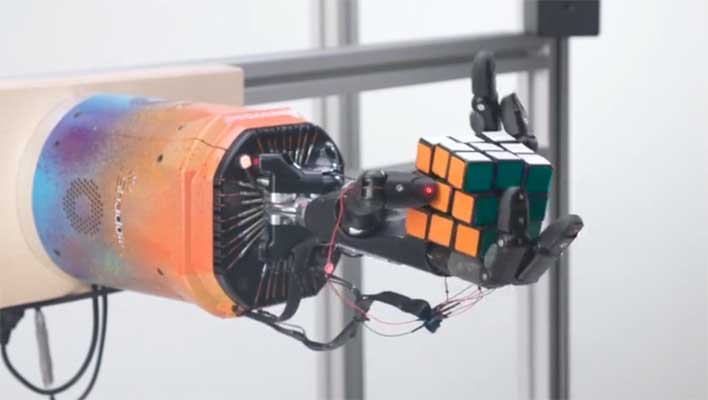 robot arm rubiks cube