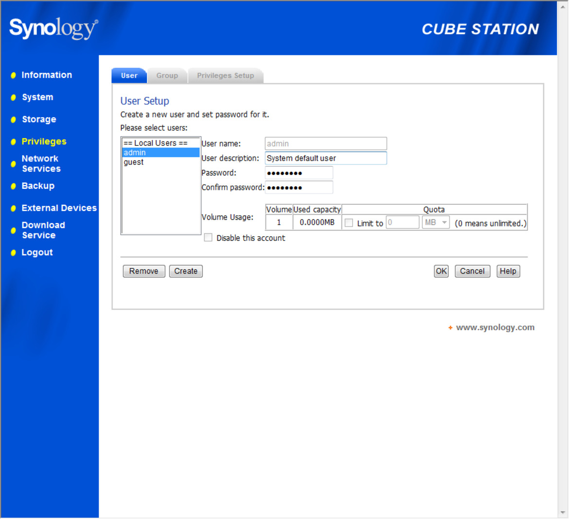 Synology Cube Station CS407 - Do-It-Yourself NAS
