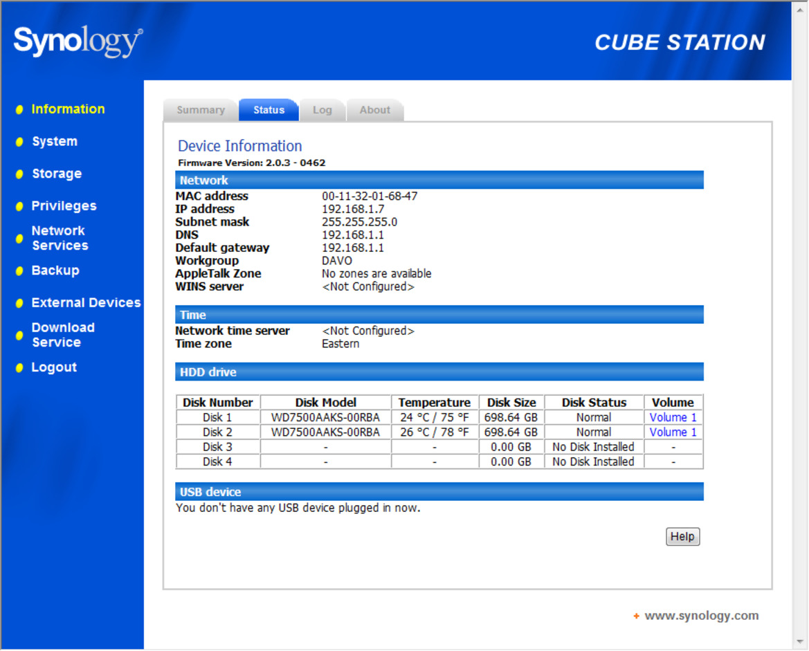 Synology Cube Station CS407 - Do-It-Yourself NAS