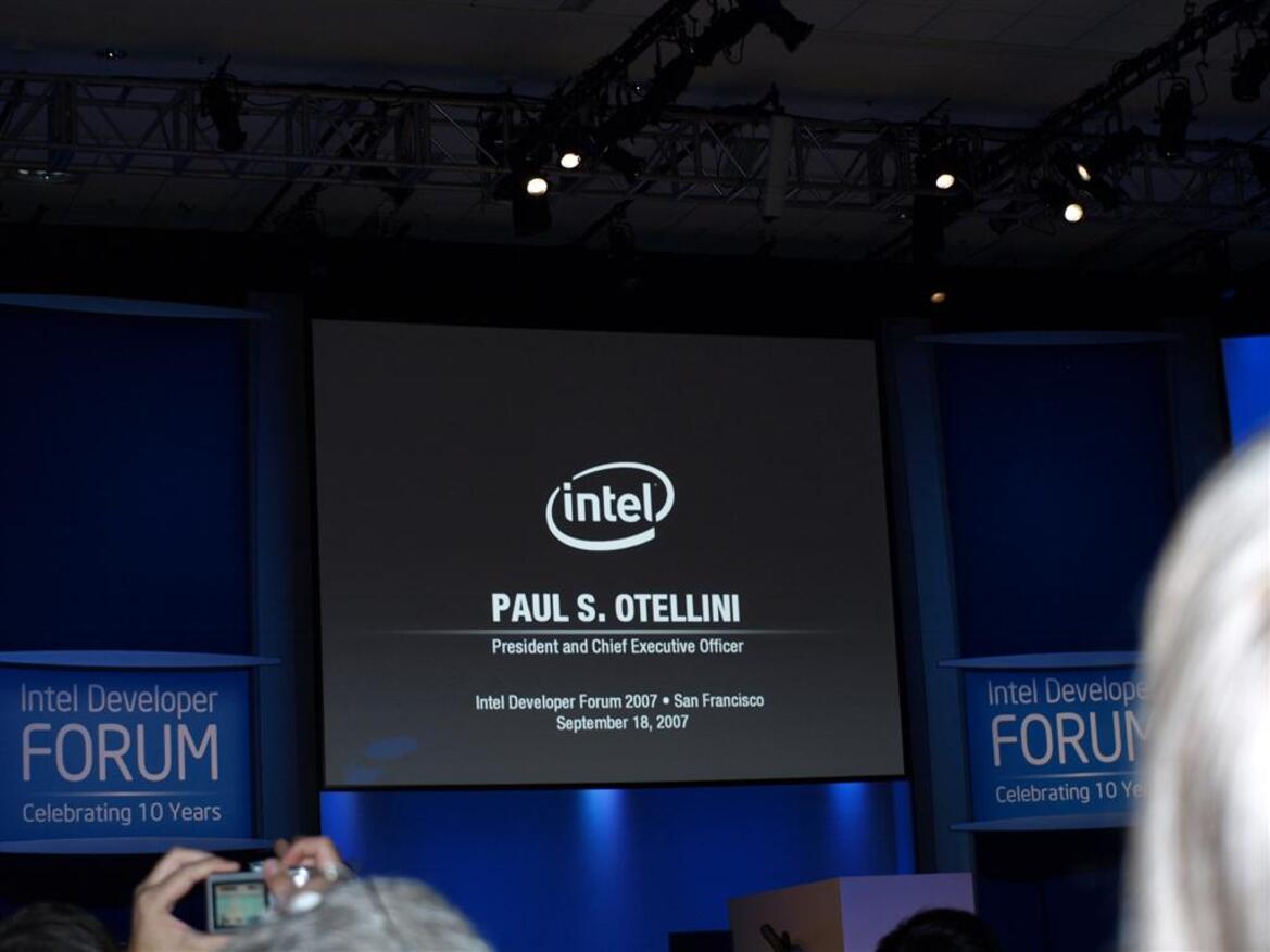 IDF Day 1: Paul Otellini's Keynote