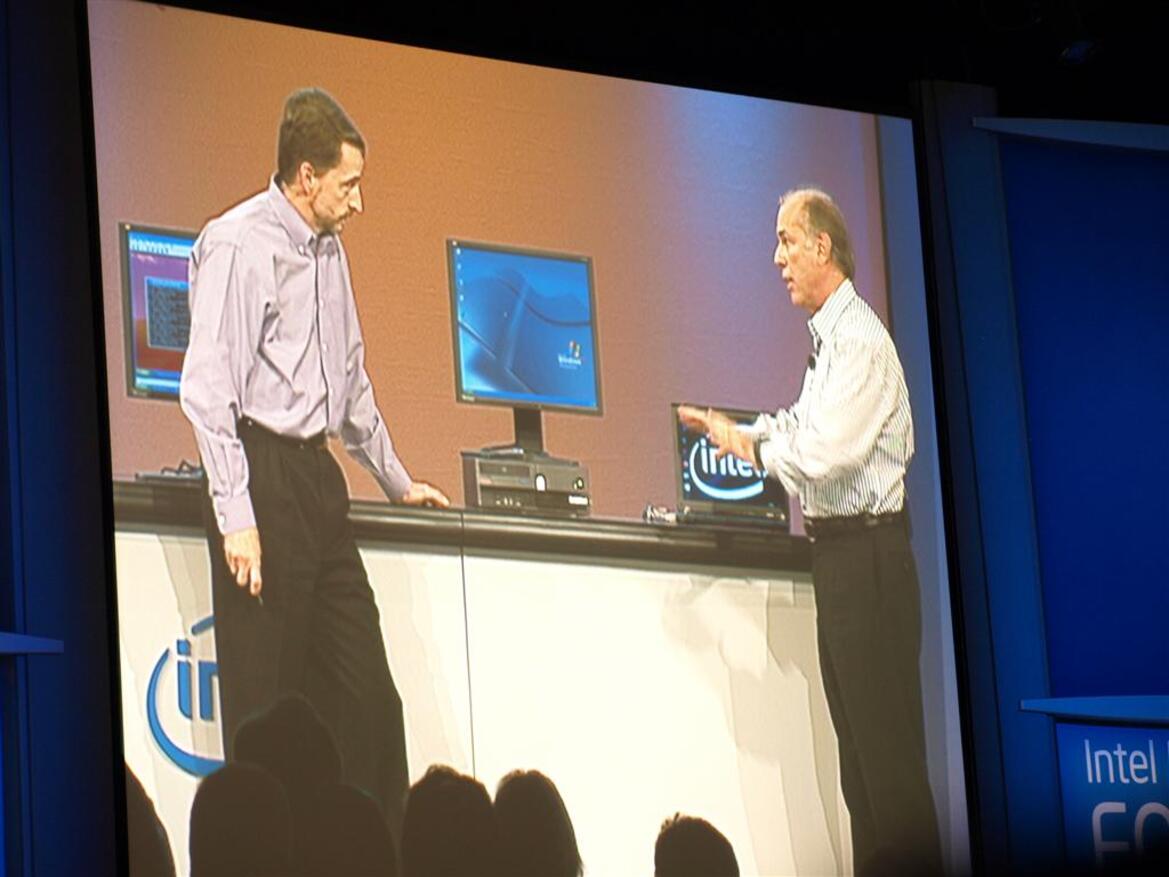 IDF Day 1: Gordon Moore, Gelsinger's Keynote