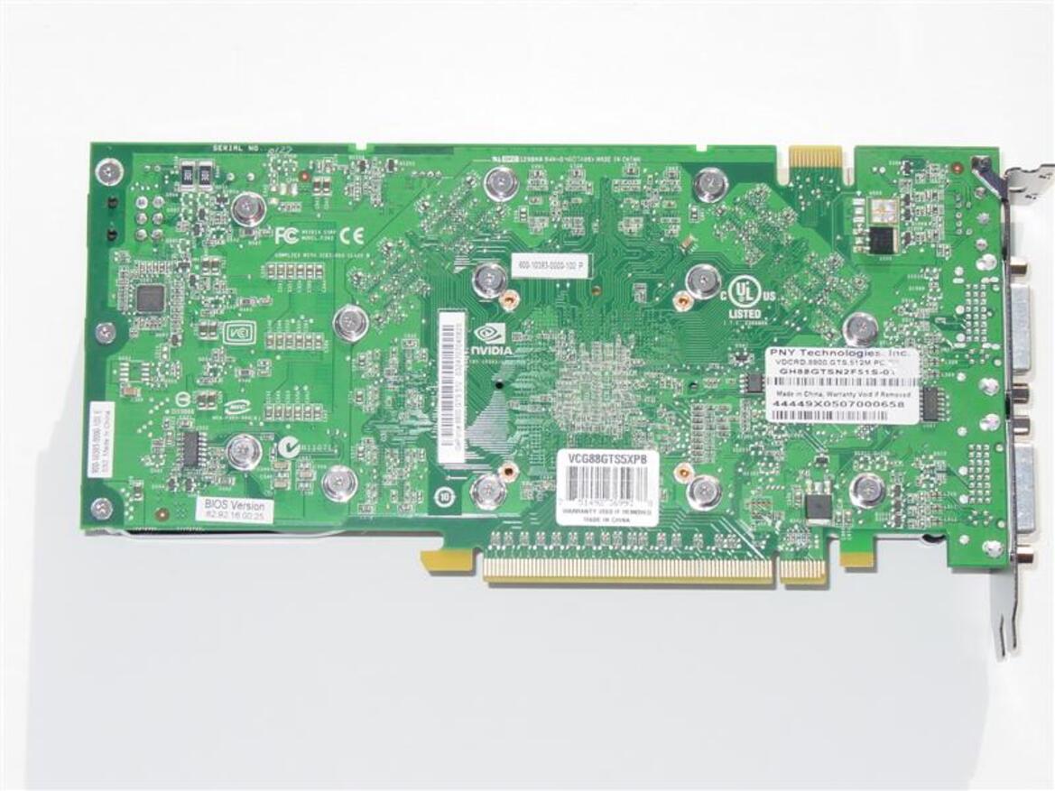 PNY XLR8 GeForce 8800 GTS 512MB PCIe 2.0 Graphics Card
