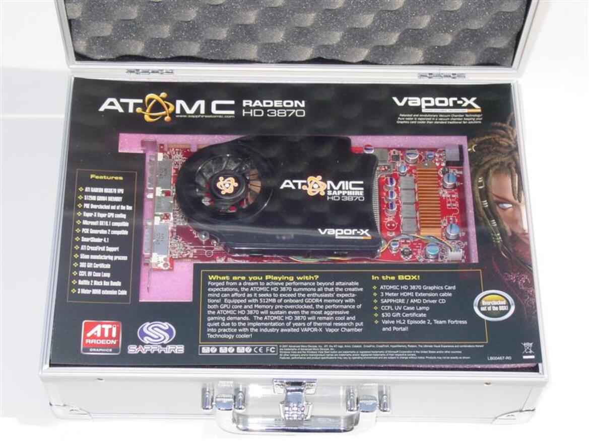 Sapphire's Ultimate HD 3850 and Atomic HD 3870